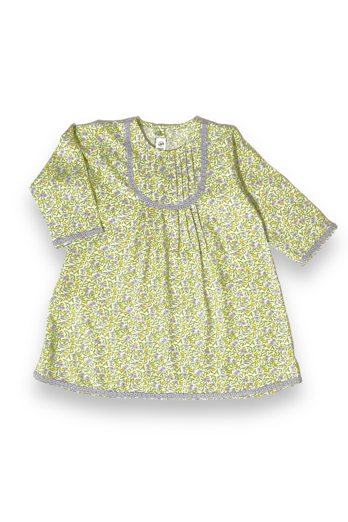 Light Green Floral (2 Piece Suit)