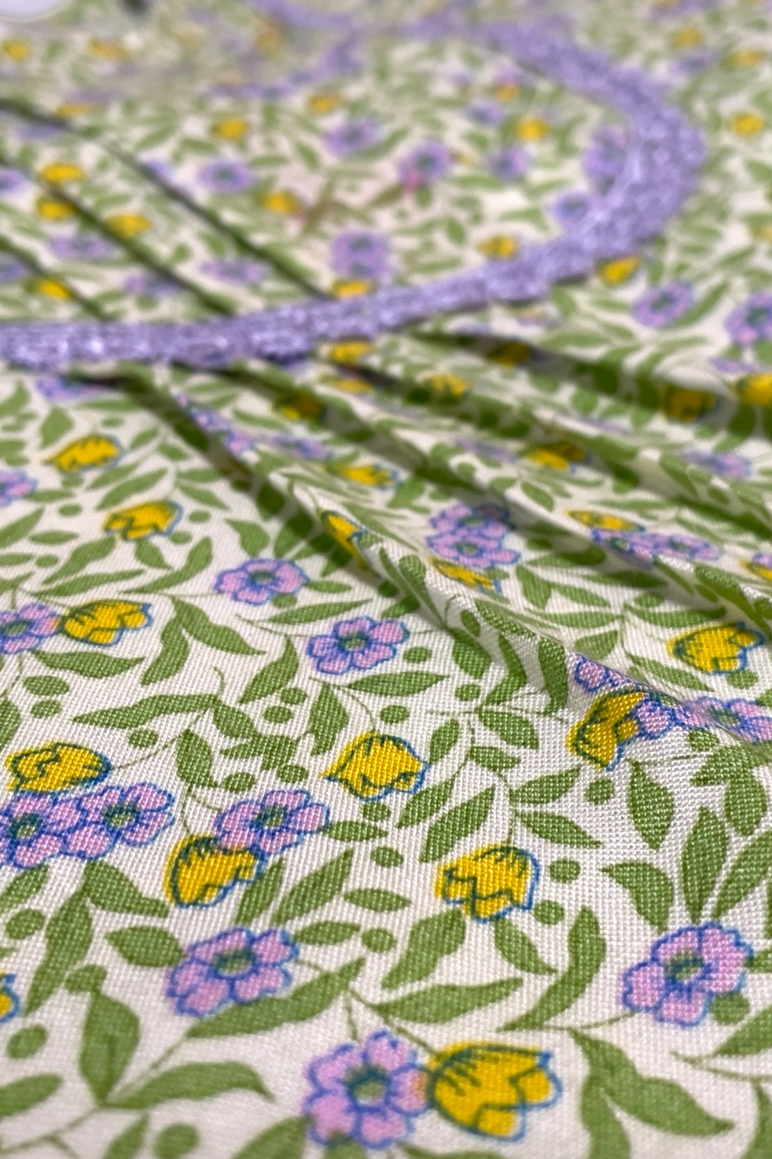 Light Green Floral (2 Piece Suit)